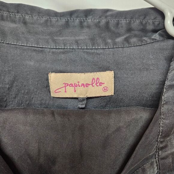 Papinelle 100% Silk Pajamas Size Med - Picture 3 of 9